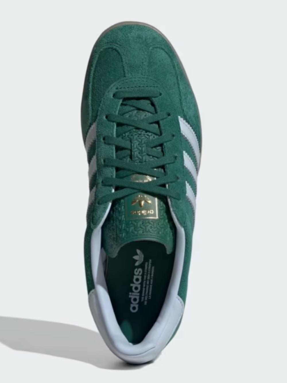 GREEN ADIDAS GAZELLE  SHOES - Picture 2 of 9